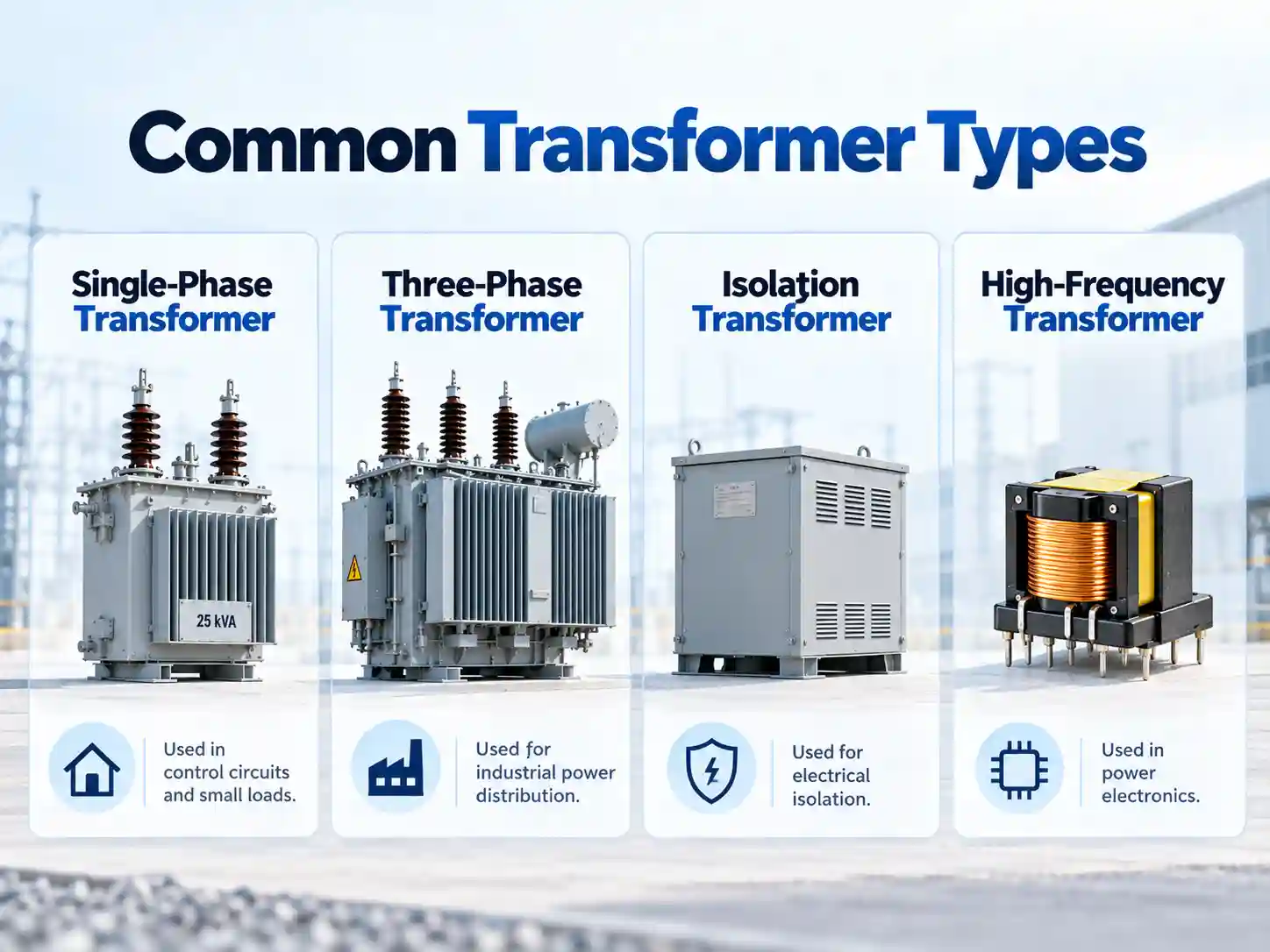 common transformer types